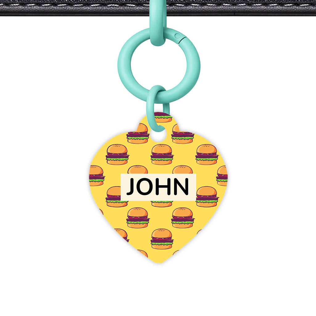 Burger Stack QR Smart Pet Id Tag (Dog Tag & Cat Tag)