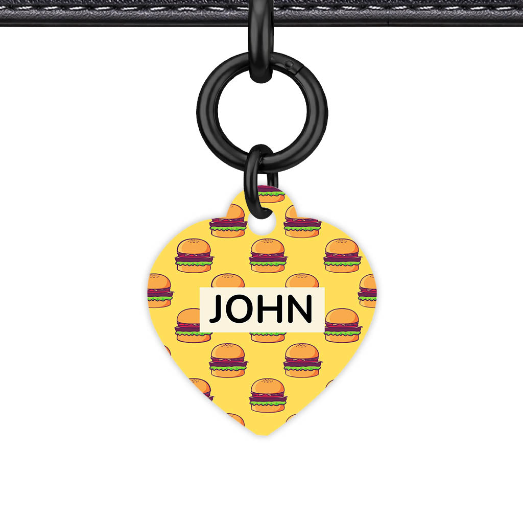 Burger Stack QR Smart Pet Id Tag (Dog Tag & Cat Tag)