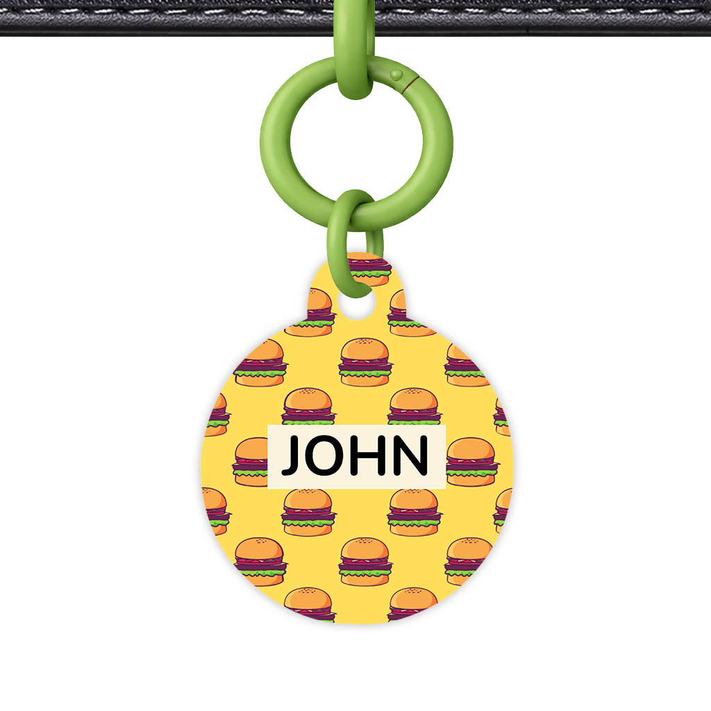 Burger Stack QR Smart Pet Id Tag (Dog Tag & Cat Tag)