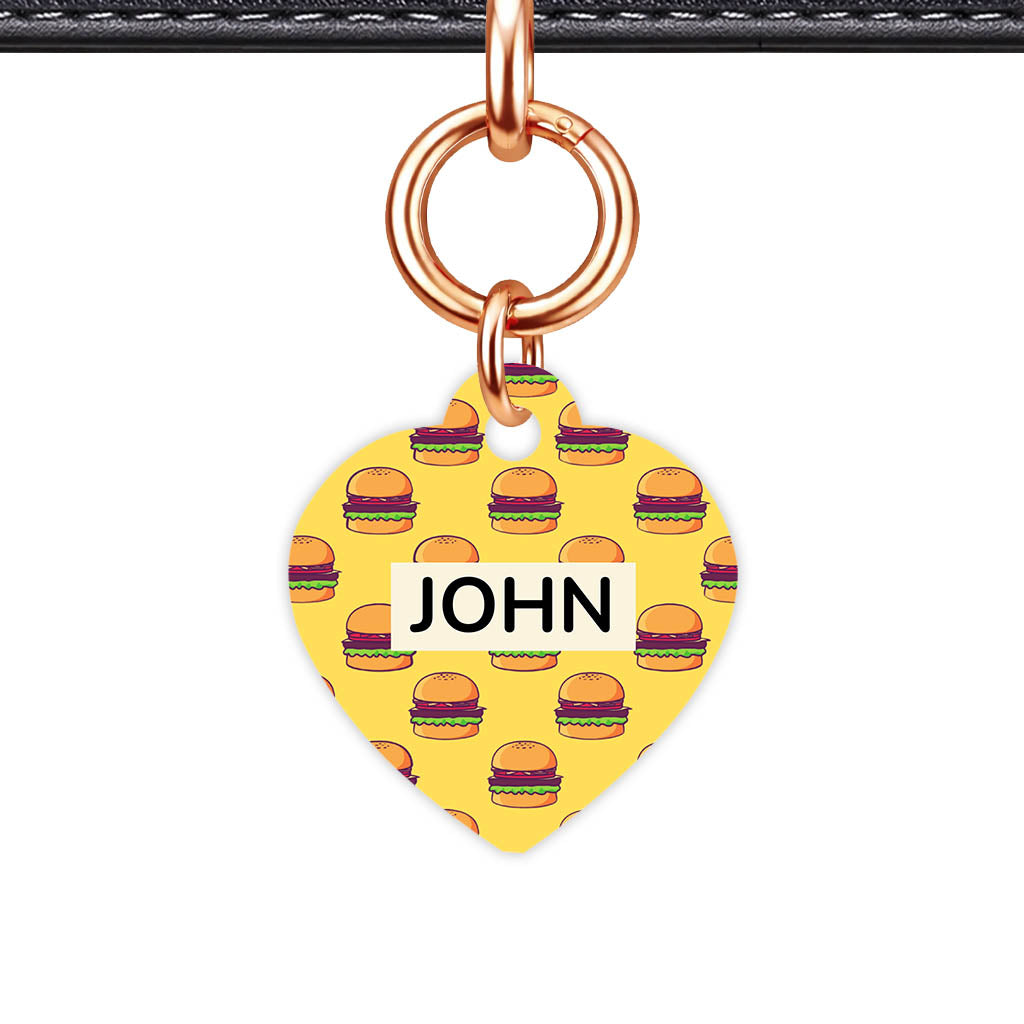 Burger Stack QR Smart Pet Id Tag (Dog Tag & Cat Tag)