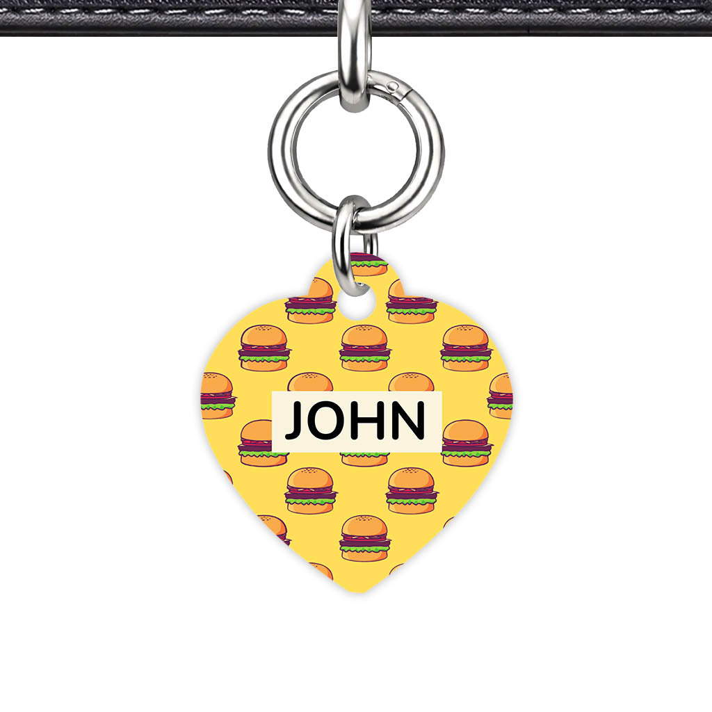 Burger Stack QR Smart Pet Id Tag (Dog Tag & Cat Tag)