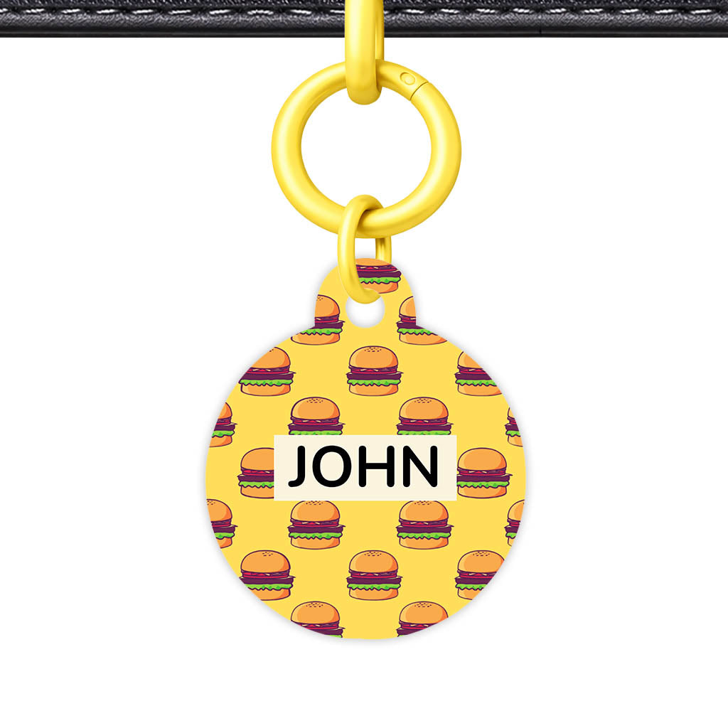 Burger Stack QR Smart Pet Id Tag (Dog Tag & Cat Tag)