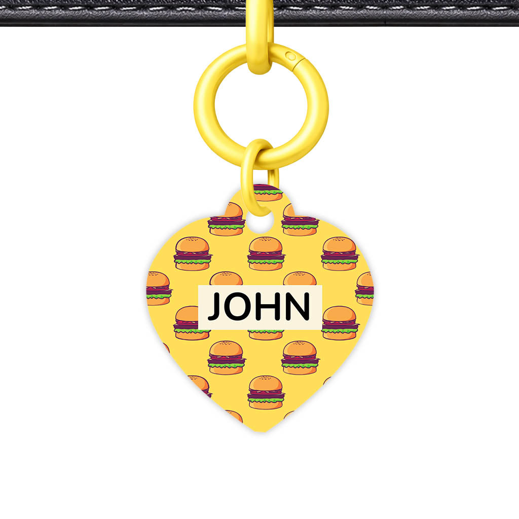 Burger Stack QR Smart Pet Id Tag (Dog Tag & Cat Tag)