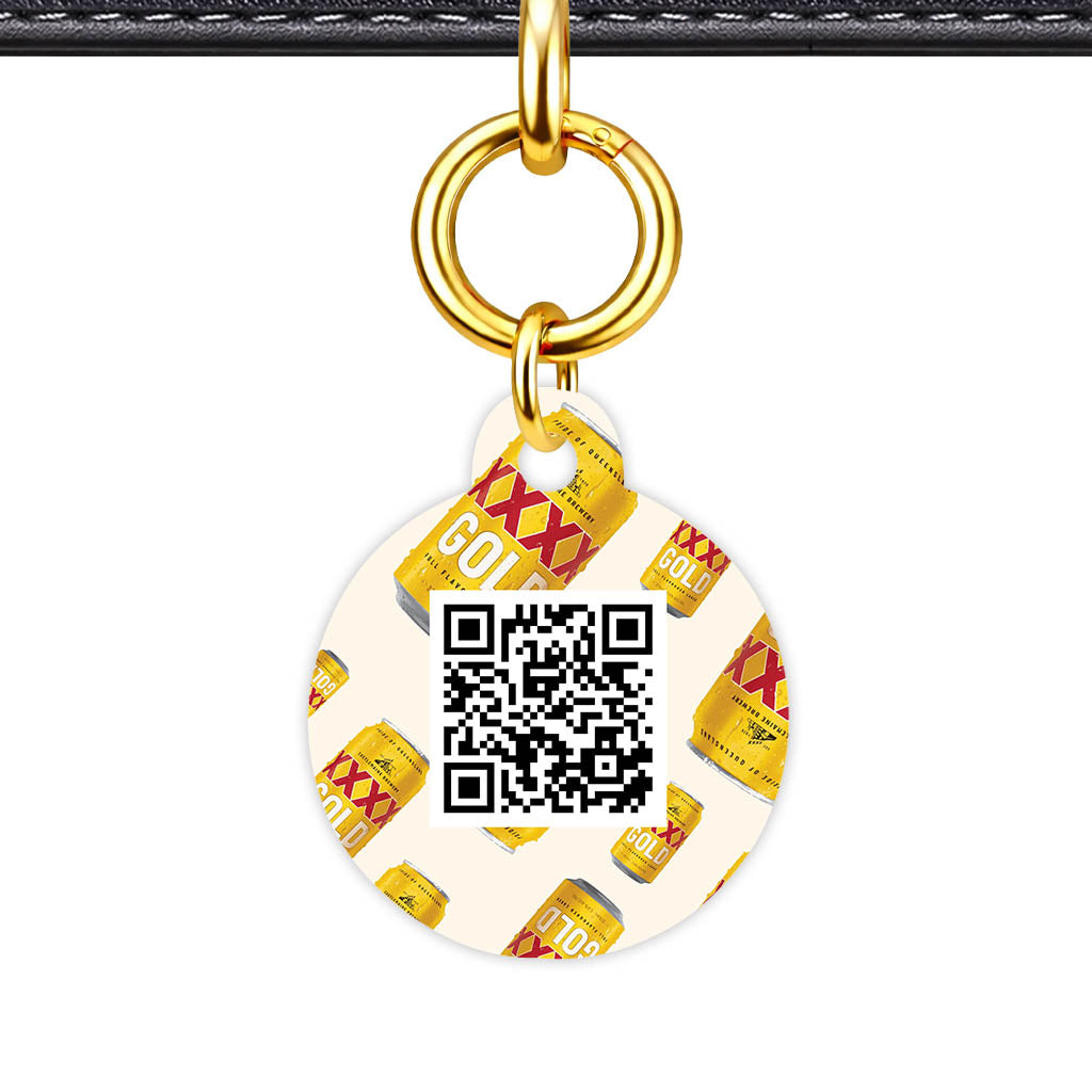 Beer Icons QR Smart Pet Id Tag (Dog Tag & Cat Tag)