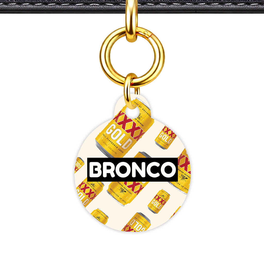 Beer Icons QR Smart Pet Id Tag (Dog Tag & Cat Tag)