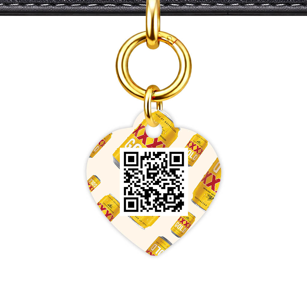 Beer Icons QR Smart Pet Id Tag (Dog Tag & Cat Tag)
