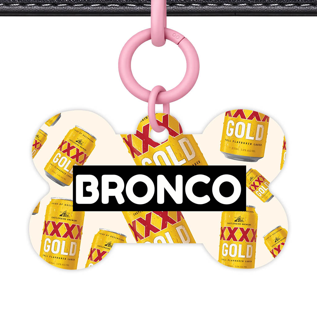 Beer Icons QR Smart Pet Id Tag (Dog Tag & Cat Tag)