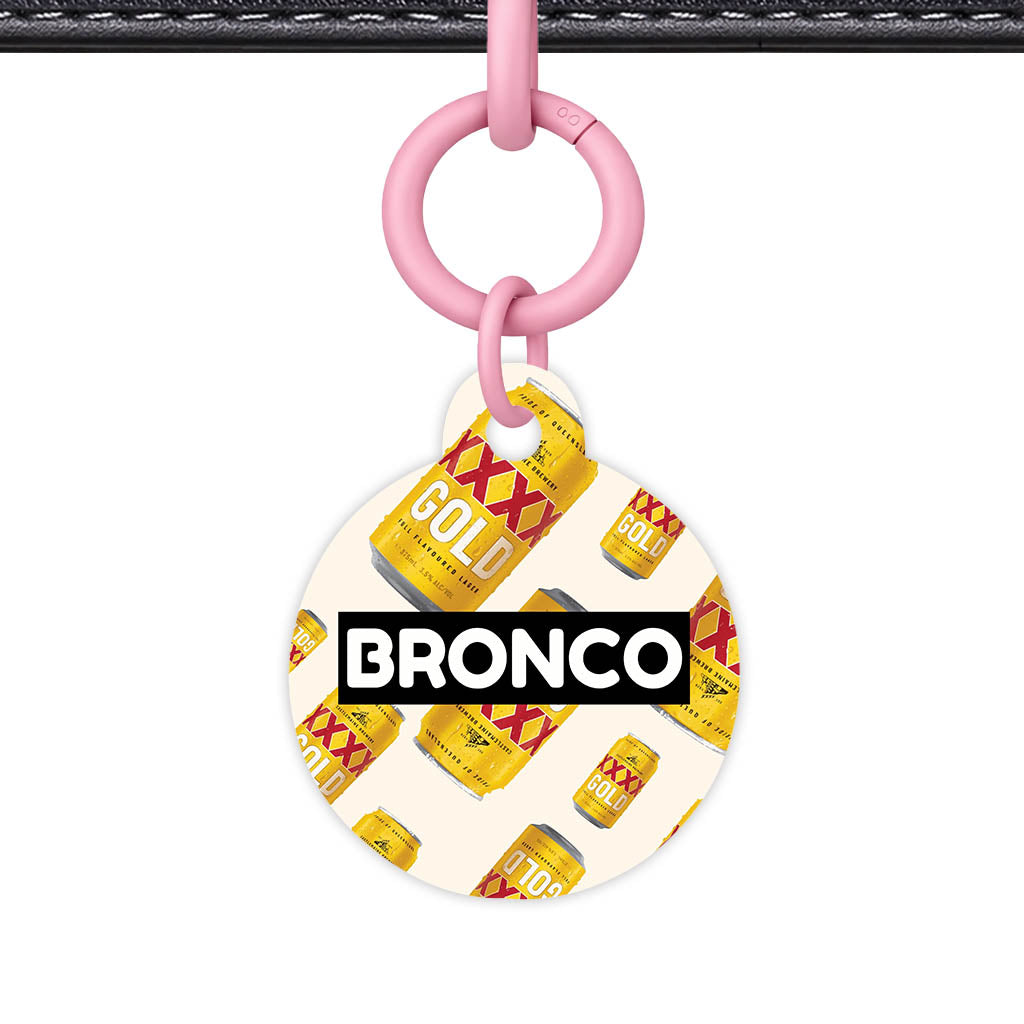 Beer Icons QR Smart Pet Id Tag (Dog Tag & Cat Tag)