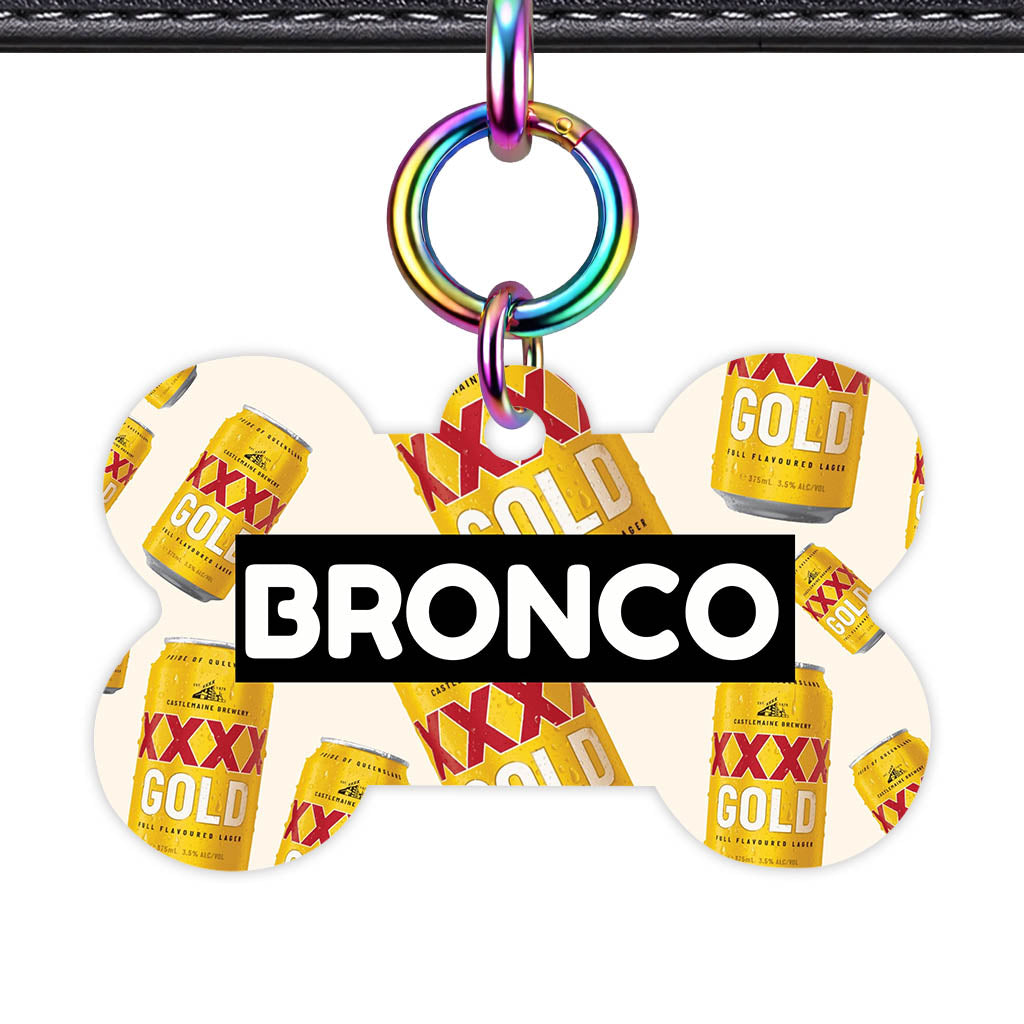 Beer Icons QR Smart Pet Id Tag (Dog Tag & Cat Tag)