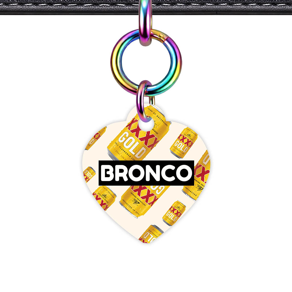 Beer Icons QR Smart Pet Id Tag (Dog Tag & Cat Tag)