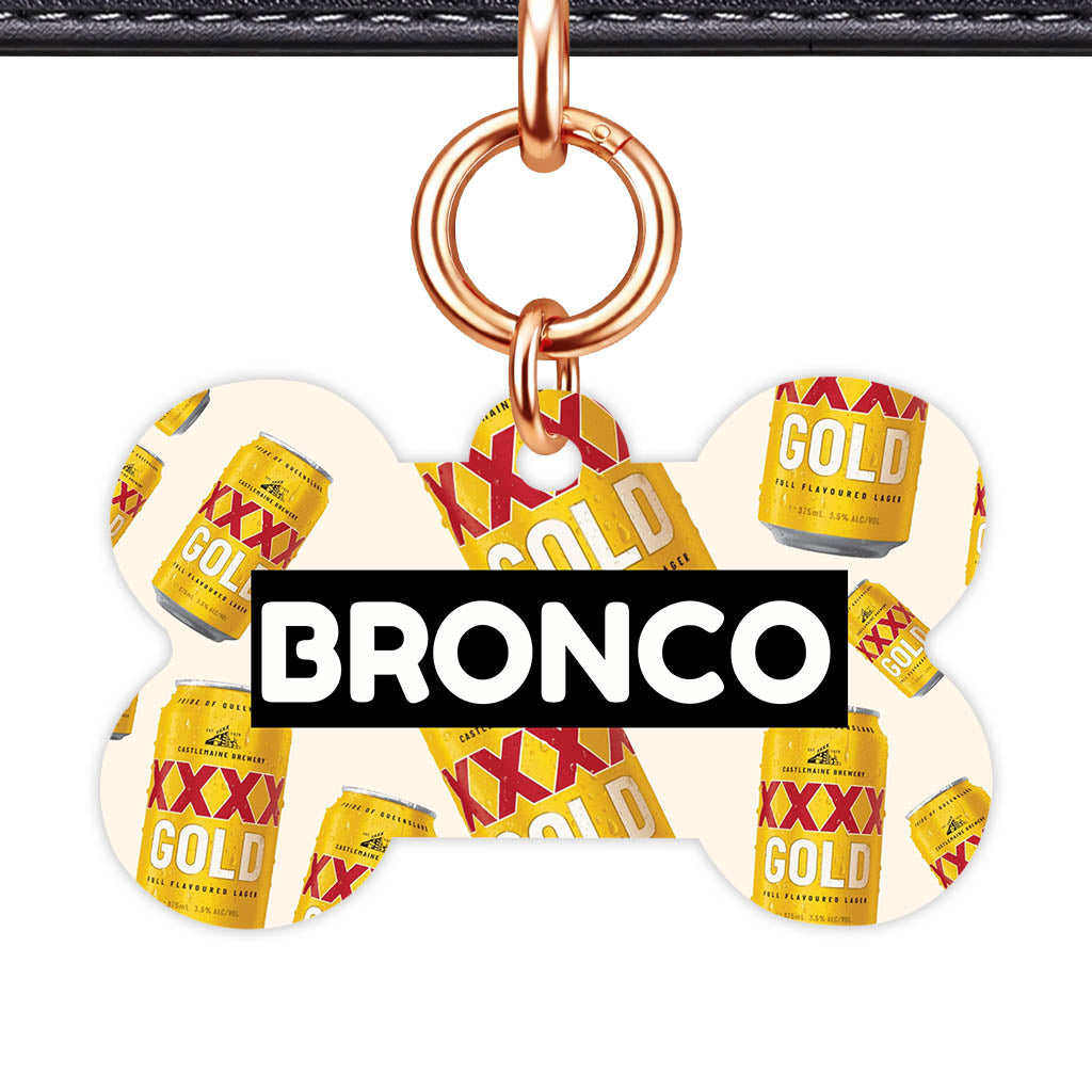 Beer Icons QR Smart Pet Id Tag (Dog Tag & Cat Tag)