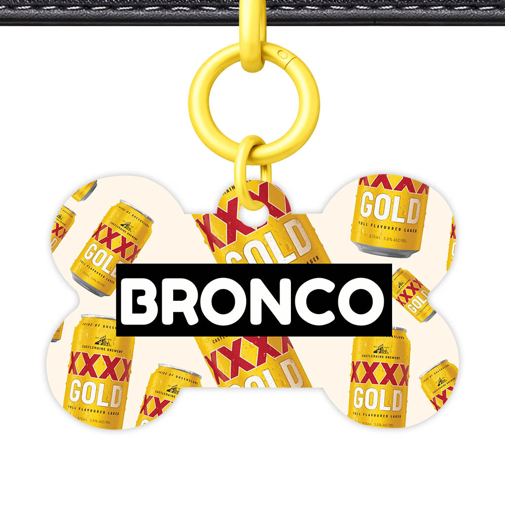 Beer Icons QR Smart Pet Id Tag (Dog Tag & Cat Tag)