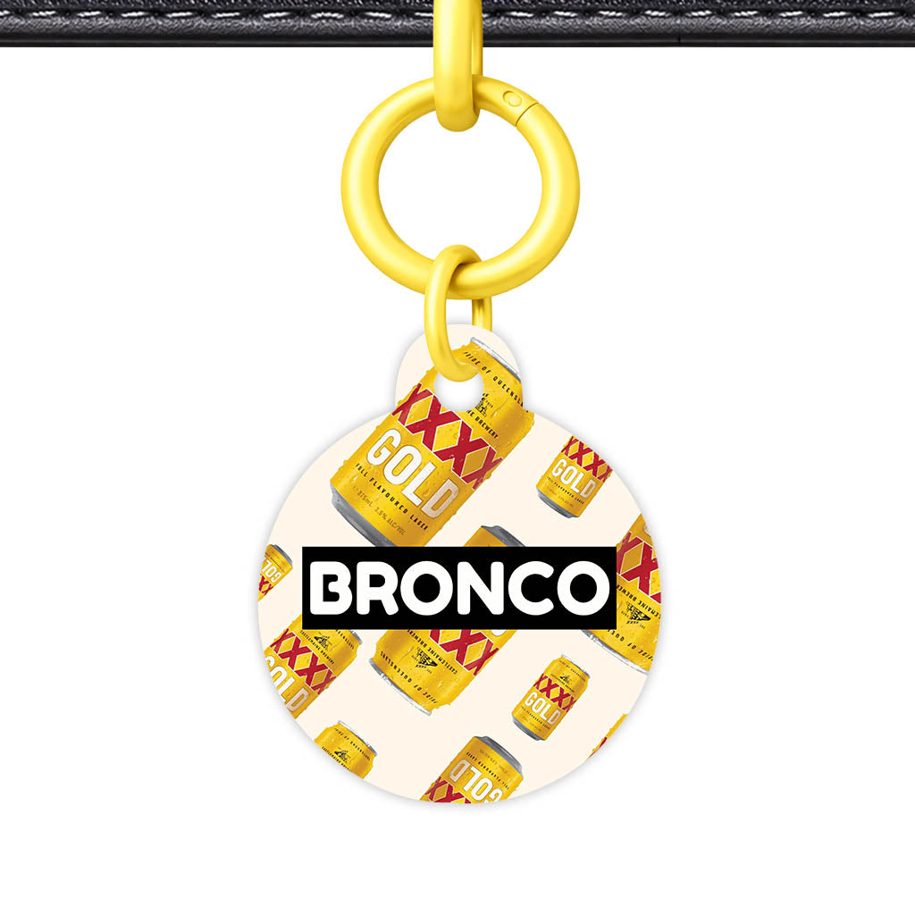 Beer Icons QR Smart Pet Id Tag (Dog Tag & Cat Tag)