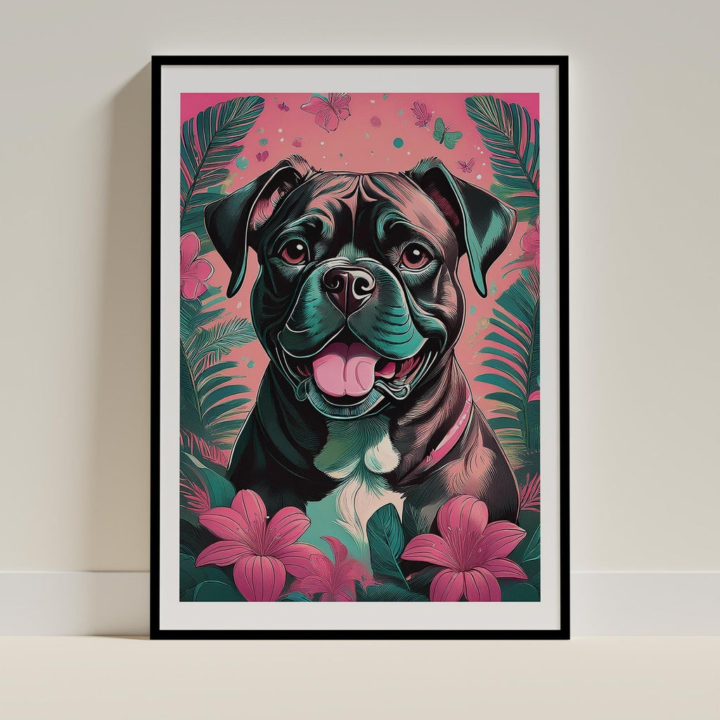 Boxer 1 Flowery Dog image 0