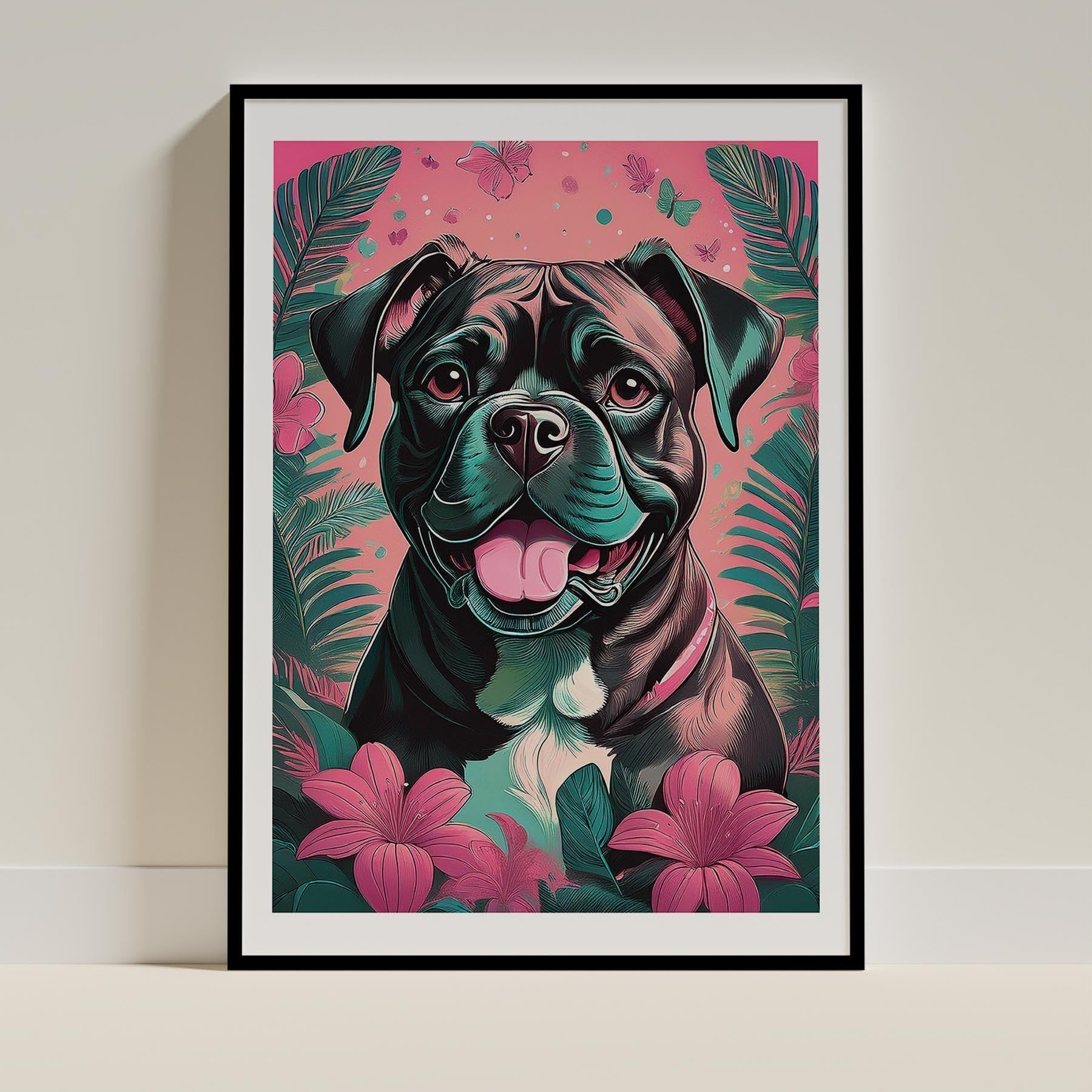 Boxer Dog Art Print Unframed Vol 2 | 11 Unique Designs | Wall Art Gift for Dog Lovers - Image 9 | Dogsy & Co