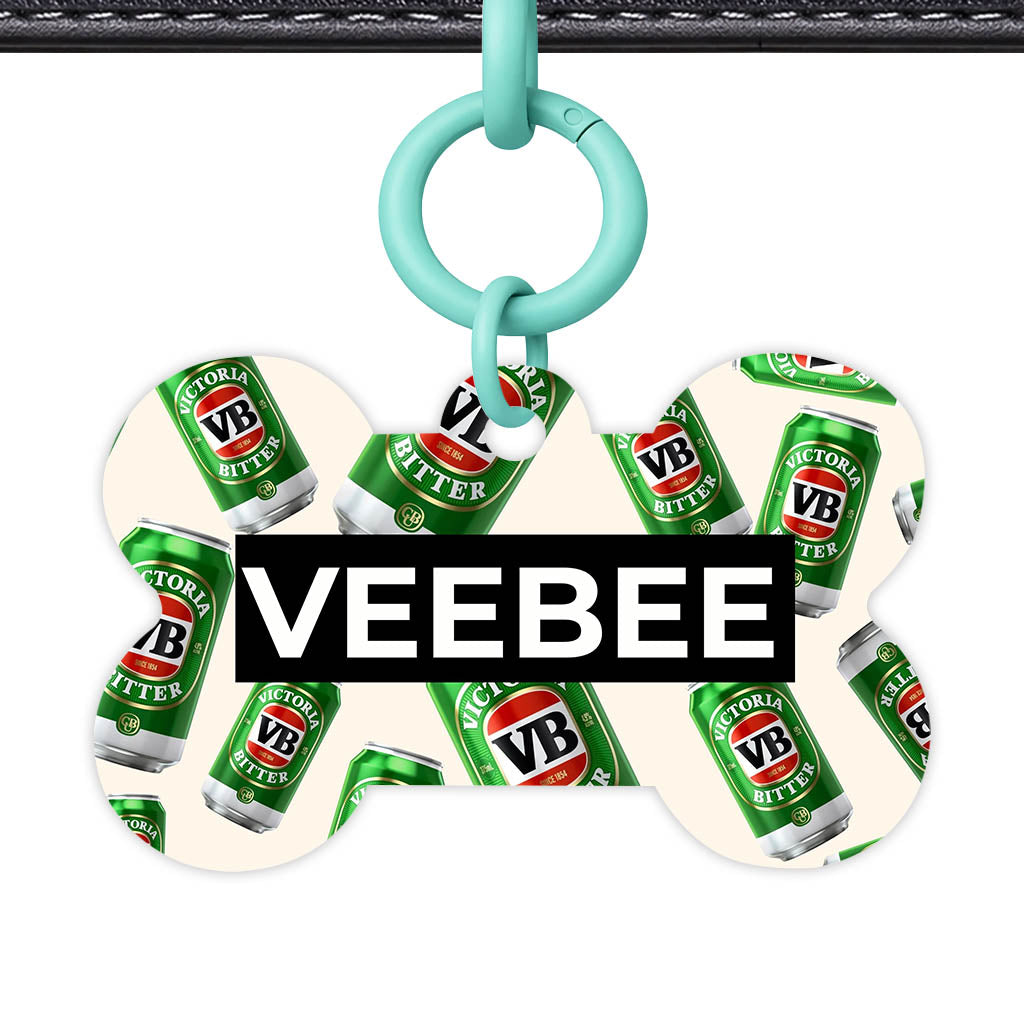 Vintage Beer QR Smart Pet Id Tag (Dog Tag & Cat Tag)