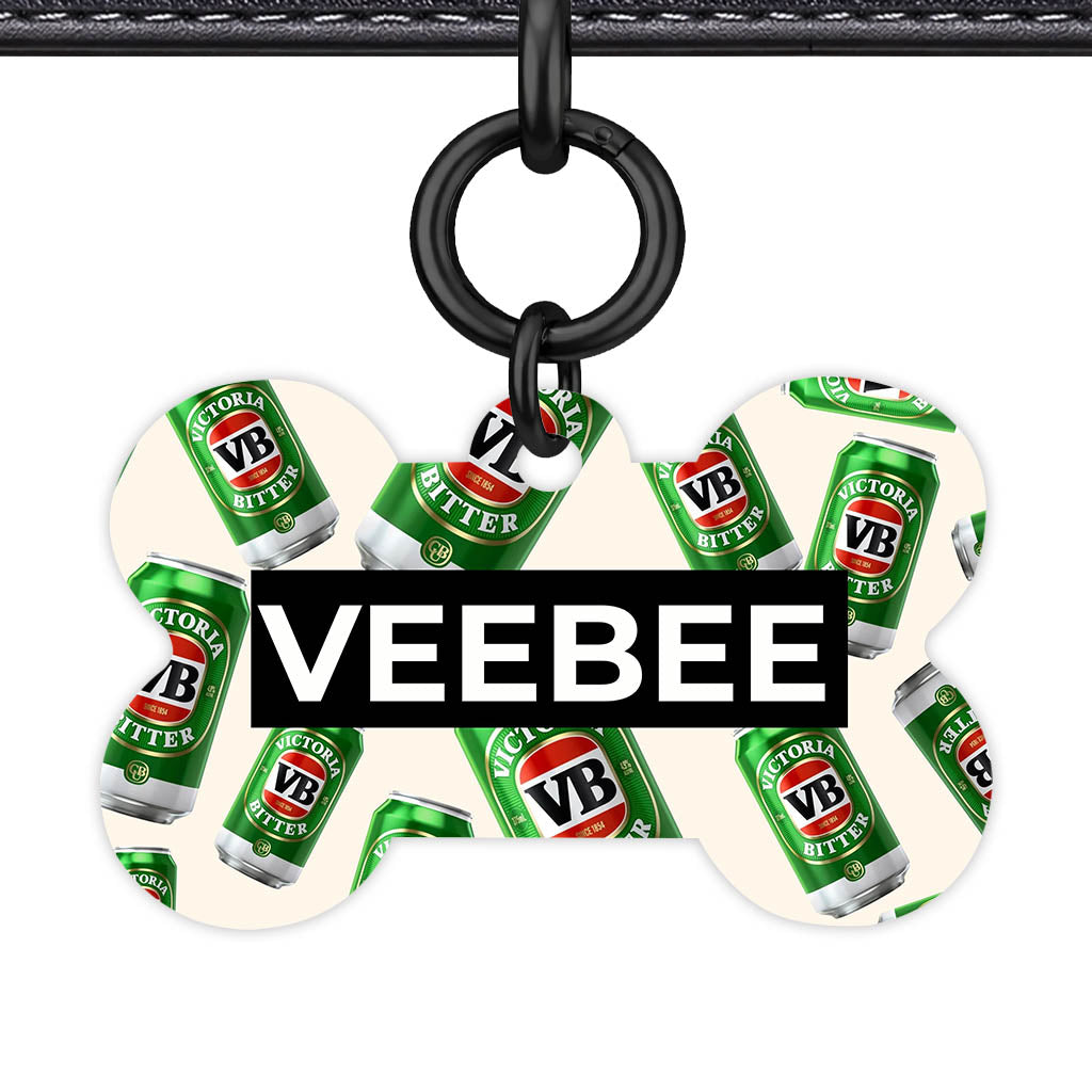 Vintage Beer QR Smart Pet Id Tag (Dog Tag & Cat Tag)