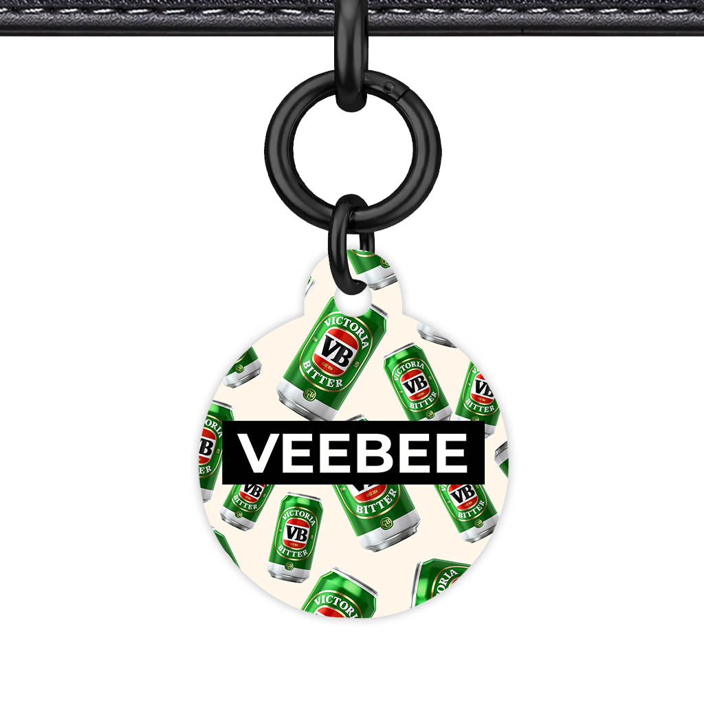 Vintage Beer QR Smart Pet Id Tag (Dog Tag & Cat Tag)
