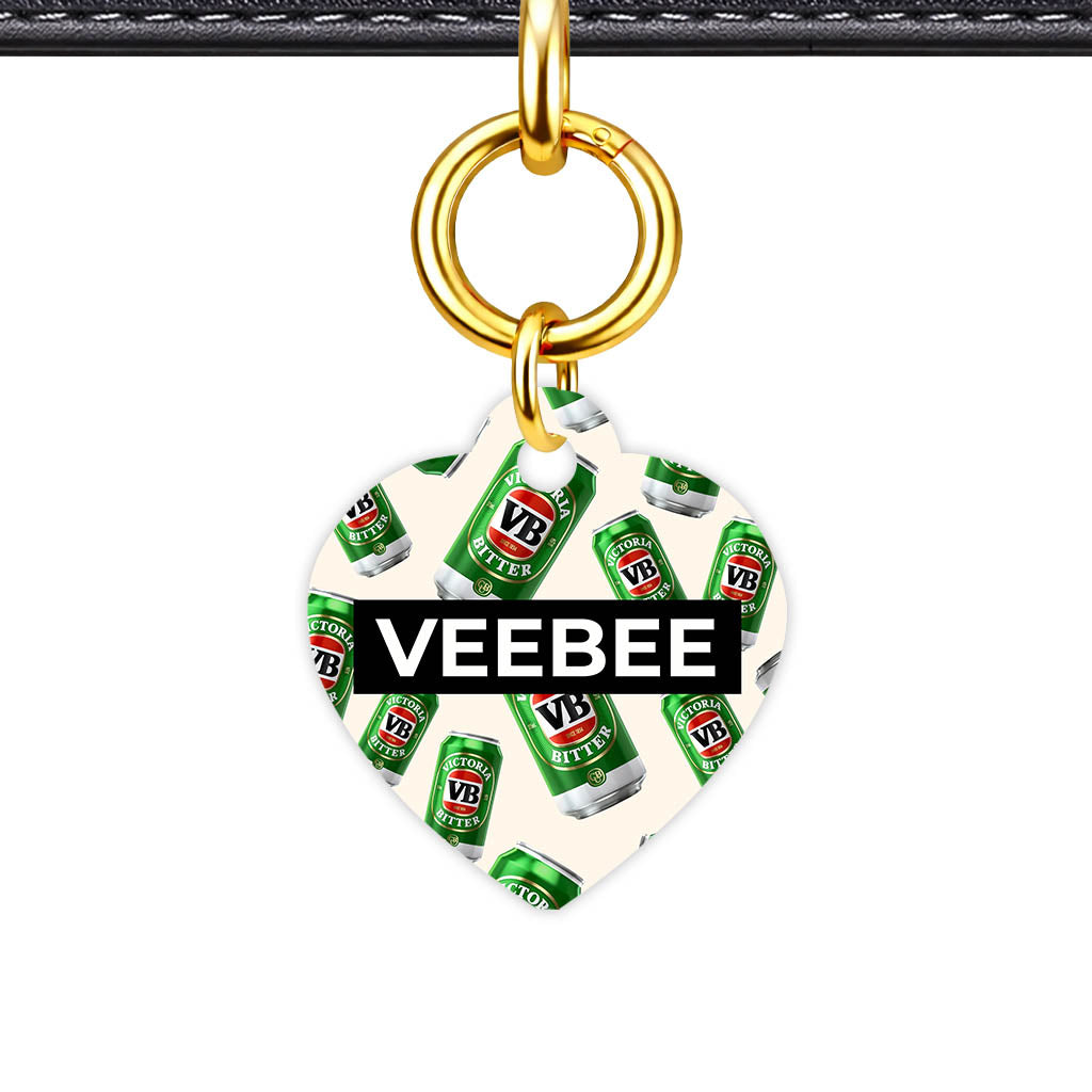 Retro Dog Tag Gold Classic Vol 4 | 4 Designs | Heart Bone Circle | Pet ID Tag - Classic Id Unique Vintage Beer Classic Pet Id Dog Tag And Cat Tag 2010