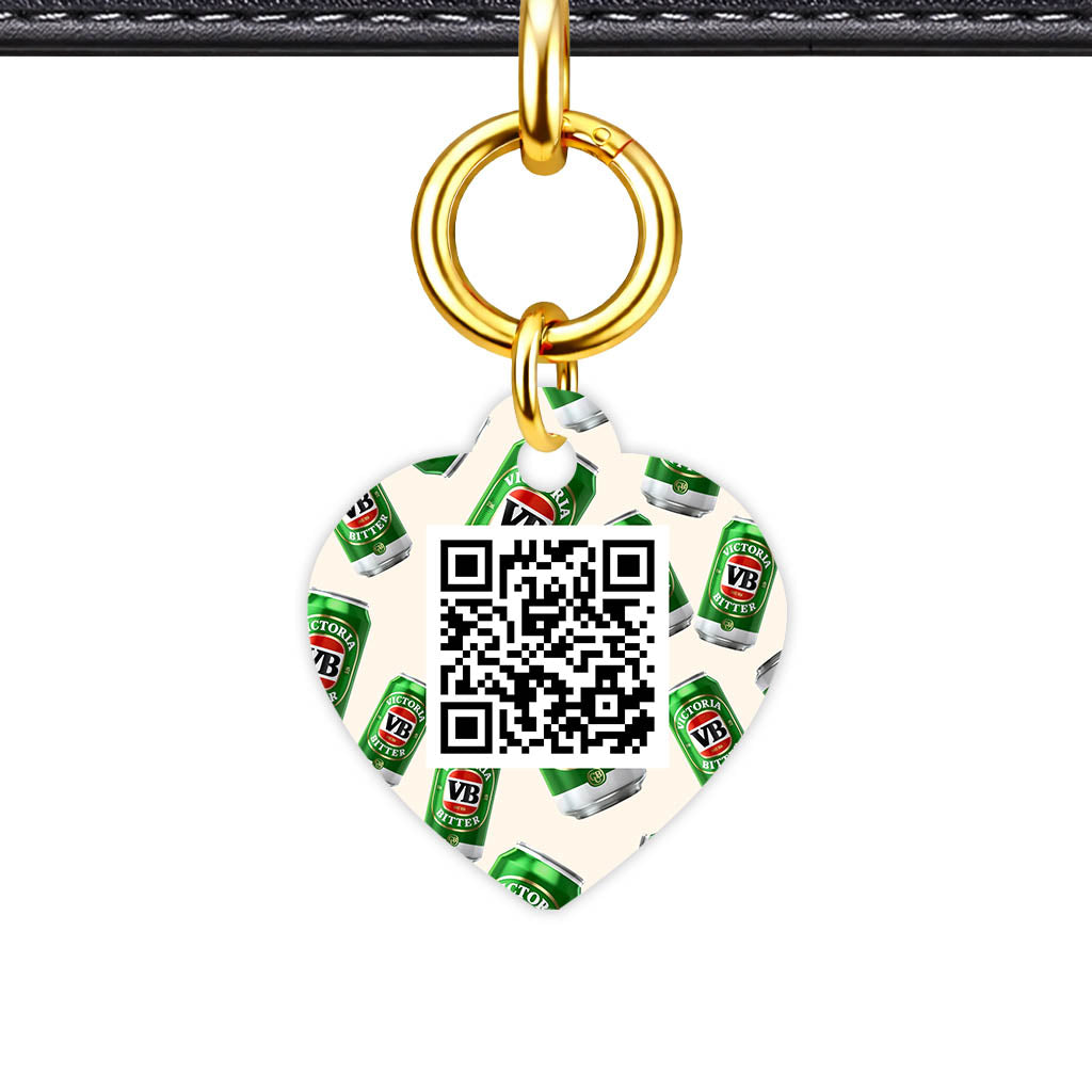 Vintage Beer QR Smart Pet Id Tag (Dog Tag & Cat Tag)