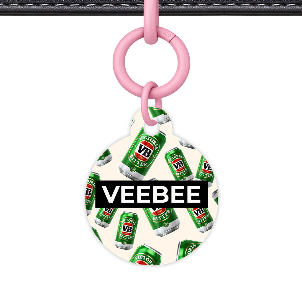 Vintage Beer QR Smart Pet Id Tag (Dog Tag & Cat Tag)