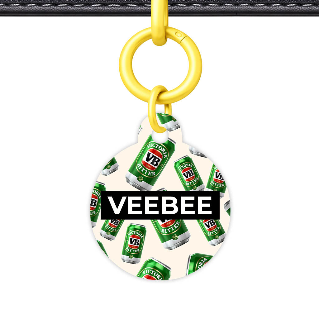 Vintage Beer QR Smart Pet Id Tag (Dog Tag & Cat Tag)