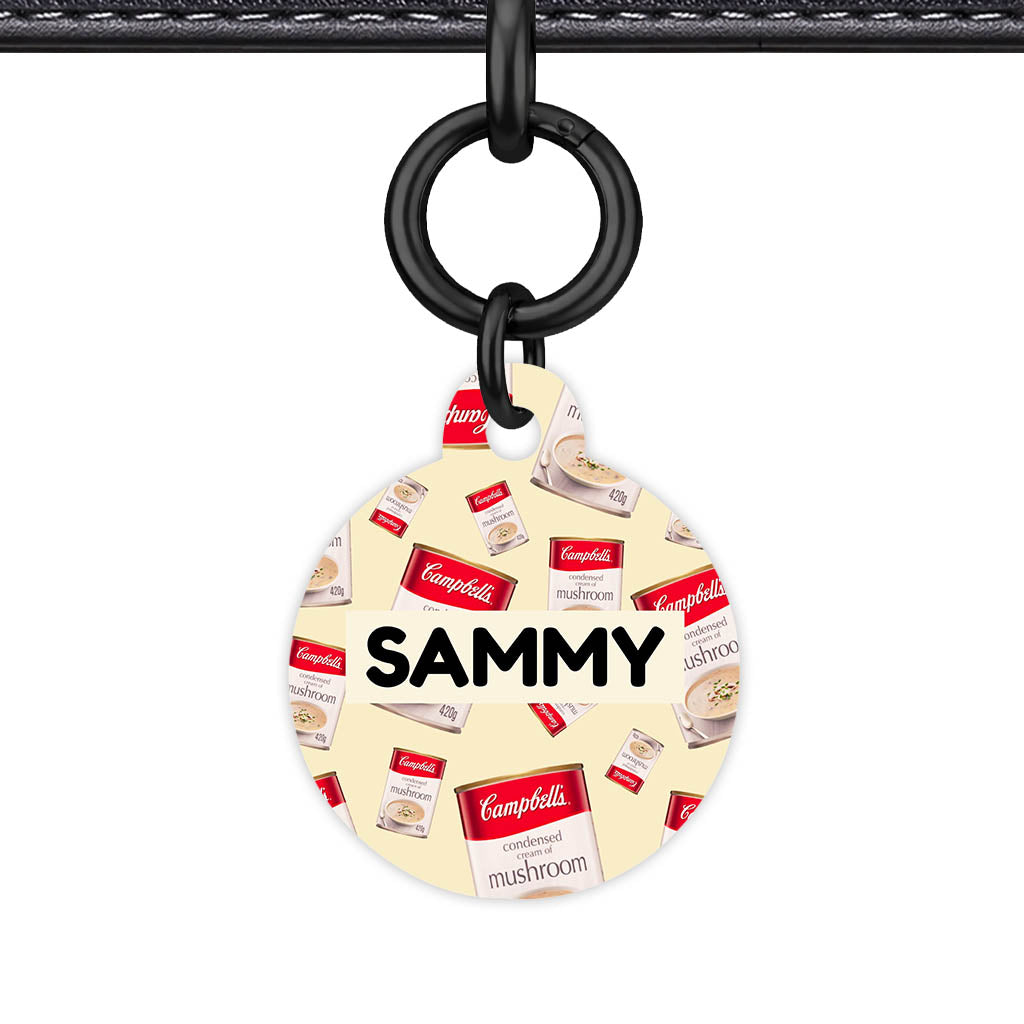 Canned Mushroom Soup Classic Pet Id (Dog Tag & Cat Tag)