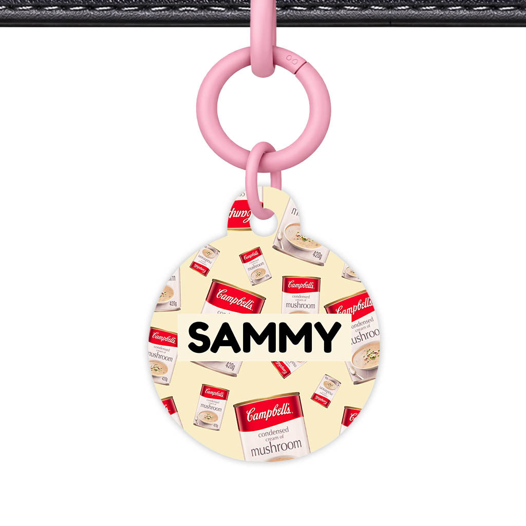 Canned Mushroom Soup Classic Pet Id (Dog Tag & Cat Tag)
