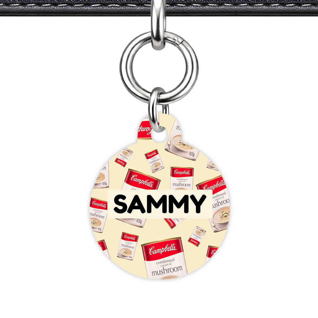 Canned Mushroom Soup Classic Pet Id (Dog Tag & Cat Tag)