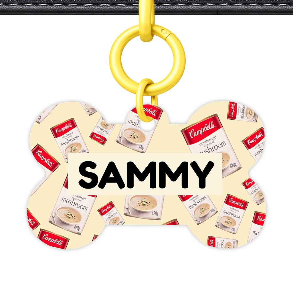Canned Mushroom Soup Classic Pet Id (Dog Tag & Cat Tag)