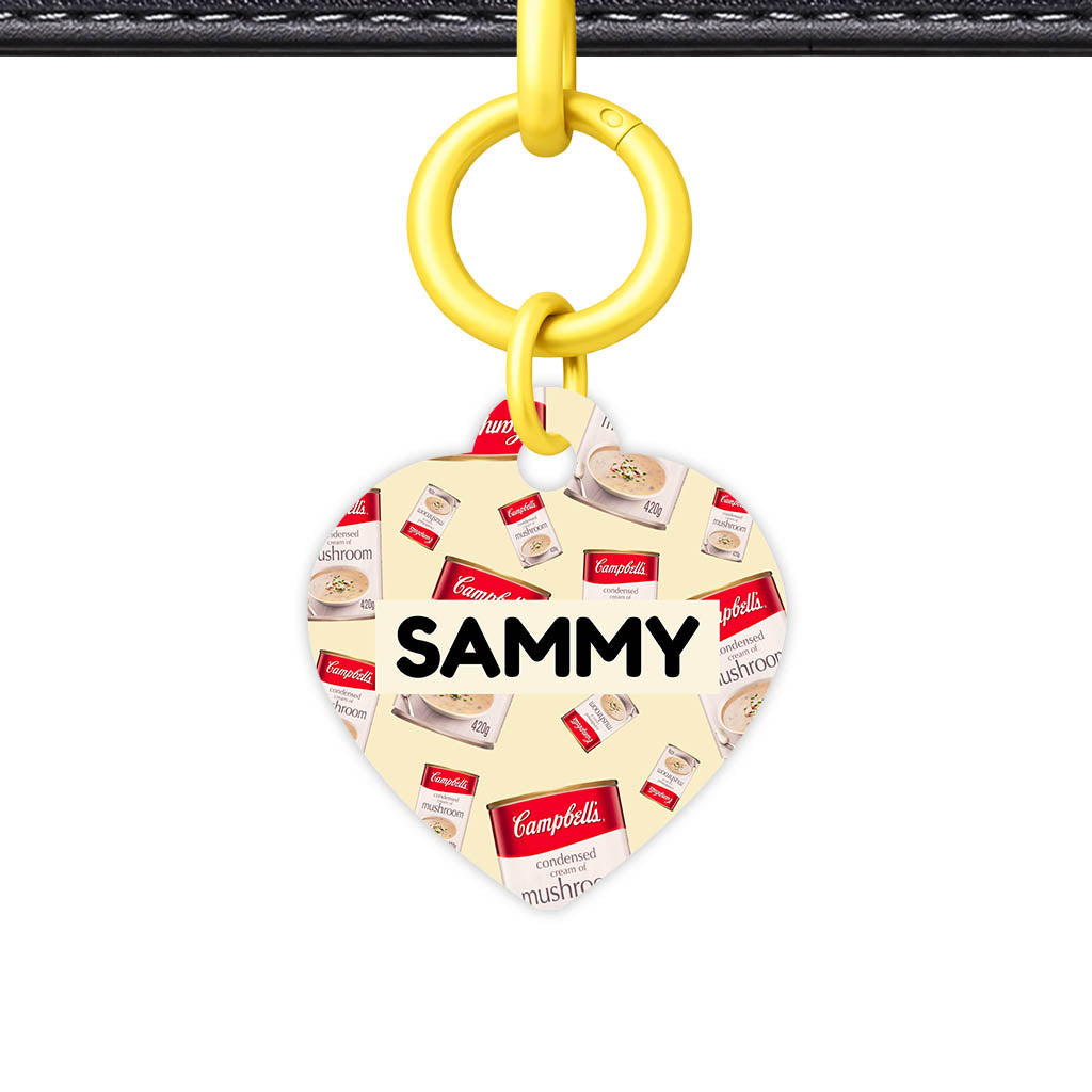 Canned Mushroom Soup QR Smart Pet Id Tag (Dog Tag & Cat Tag)