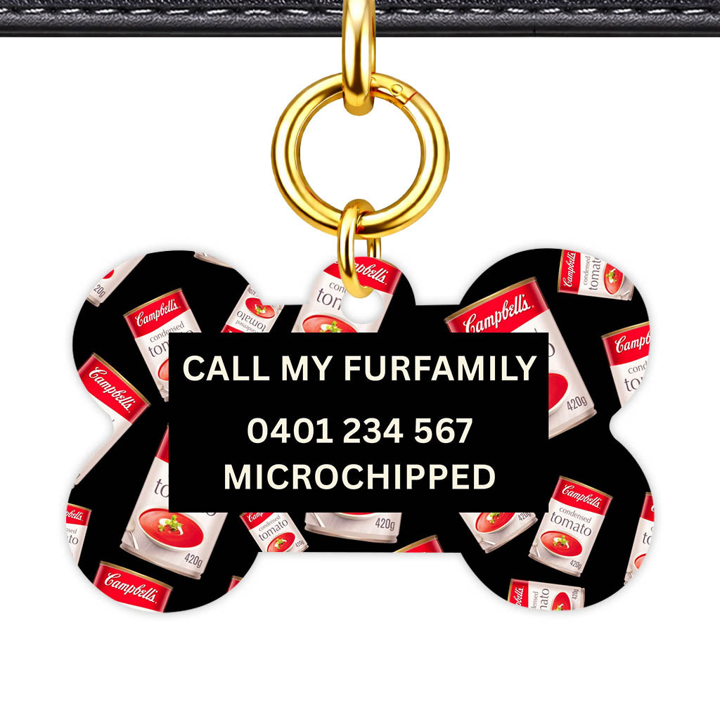 Canned Tomato Soup Classic Pet Id (Dog Tag & Cat Tag)