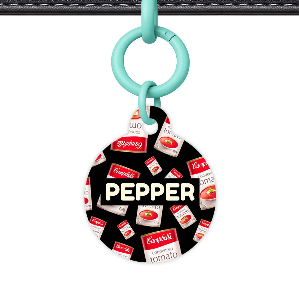 Canned Tomato Soup QR Smart Pet Id Tag (Dog Tag & Cat Tag)
