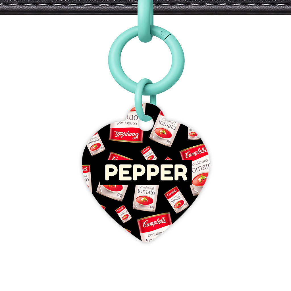 Canned Tomato Soup QR Smart Pet Id Tag (Dog Tag & Cat Tag)