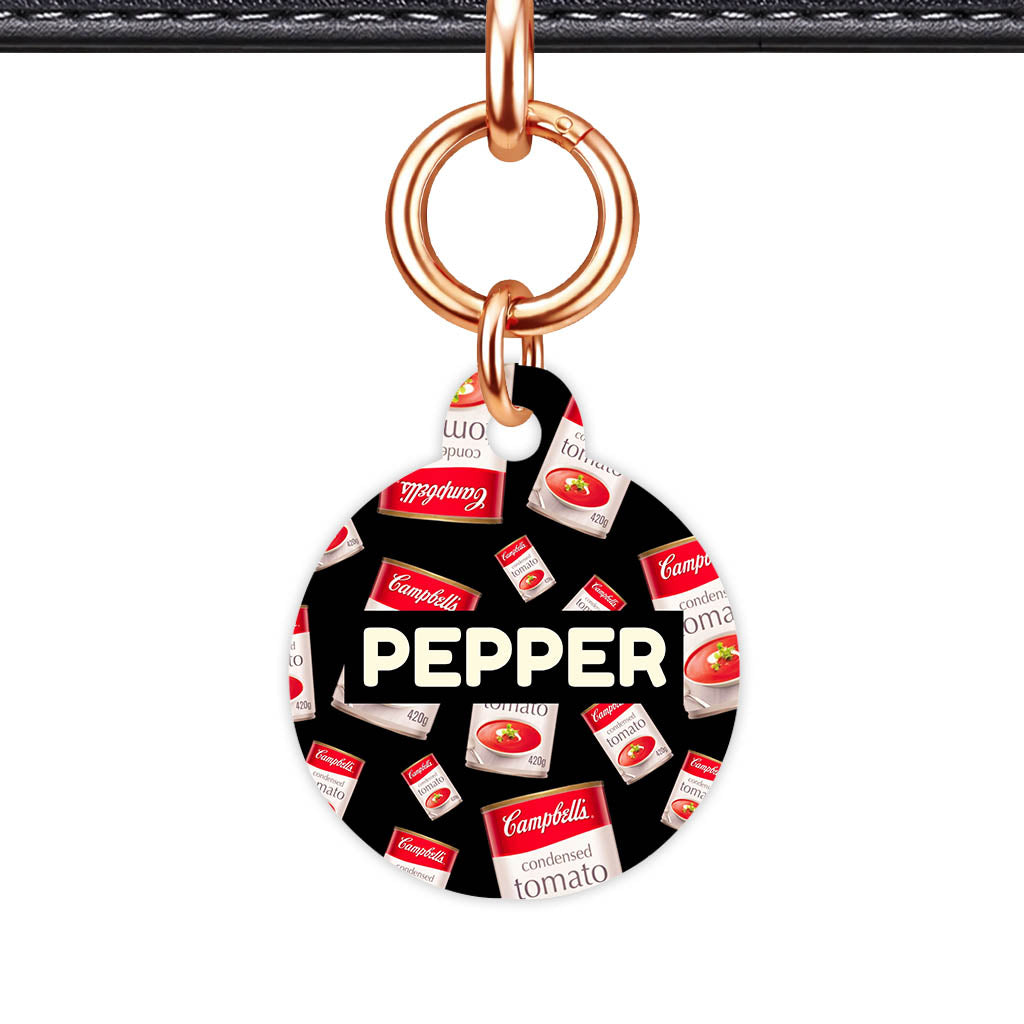 Canned Tomato Soup QR Smart Pet Id Tag (Dog Tag & Cat Tag)