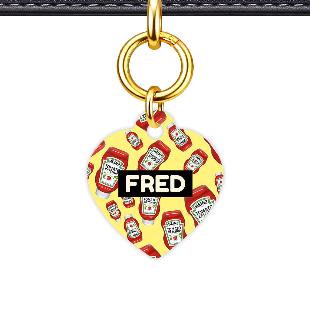 Ketchup Fun QR Smart Pet Id Tag (Dog Tag & Cat Tag)