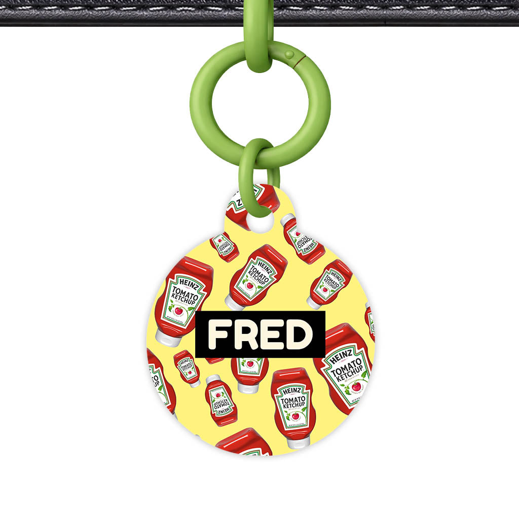 Ketchup Fun Classic Pet Id (Dog Tag & Cat Tag)