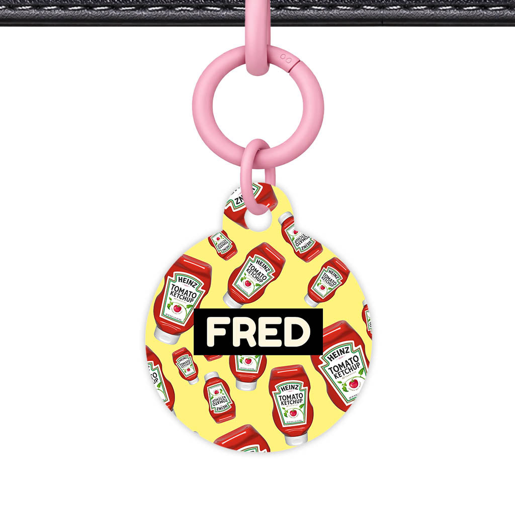 Ketchup Fun Classic Pet Id (Dog Tag & Cat Tag)