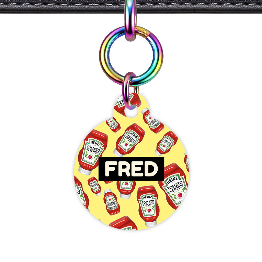 Ketchup Fun Classic Pet Id (Dog Tag & Cat Tag)