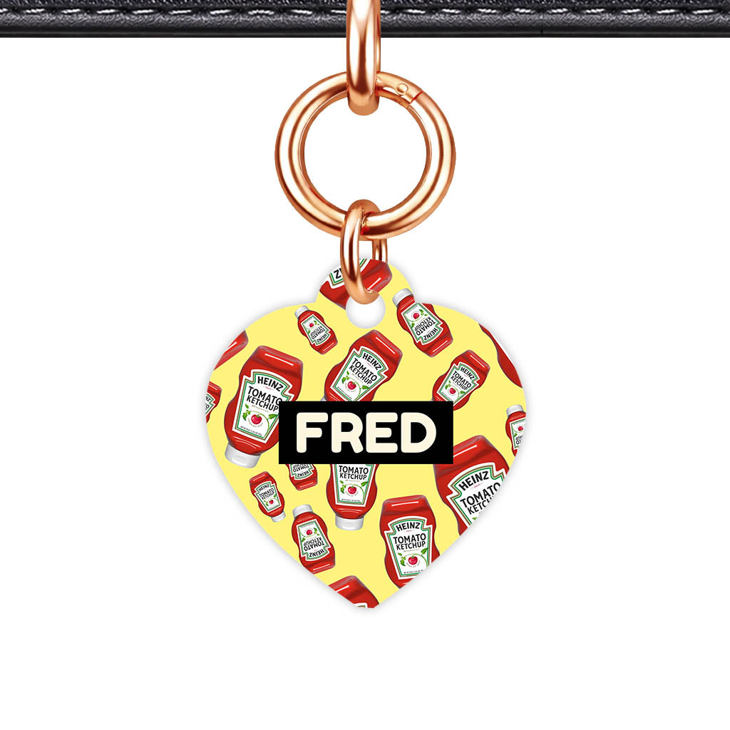Ketchup Fun QR Smart Pet Id Tag (Dog Tag & Cat Tag)