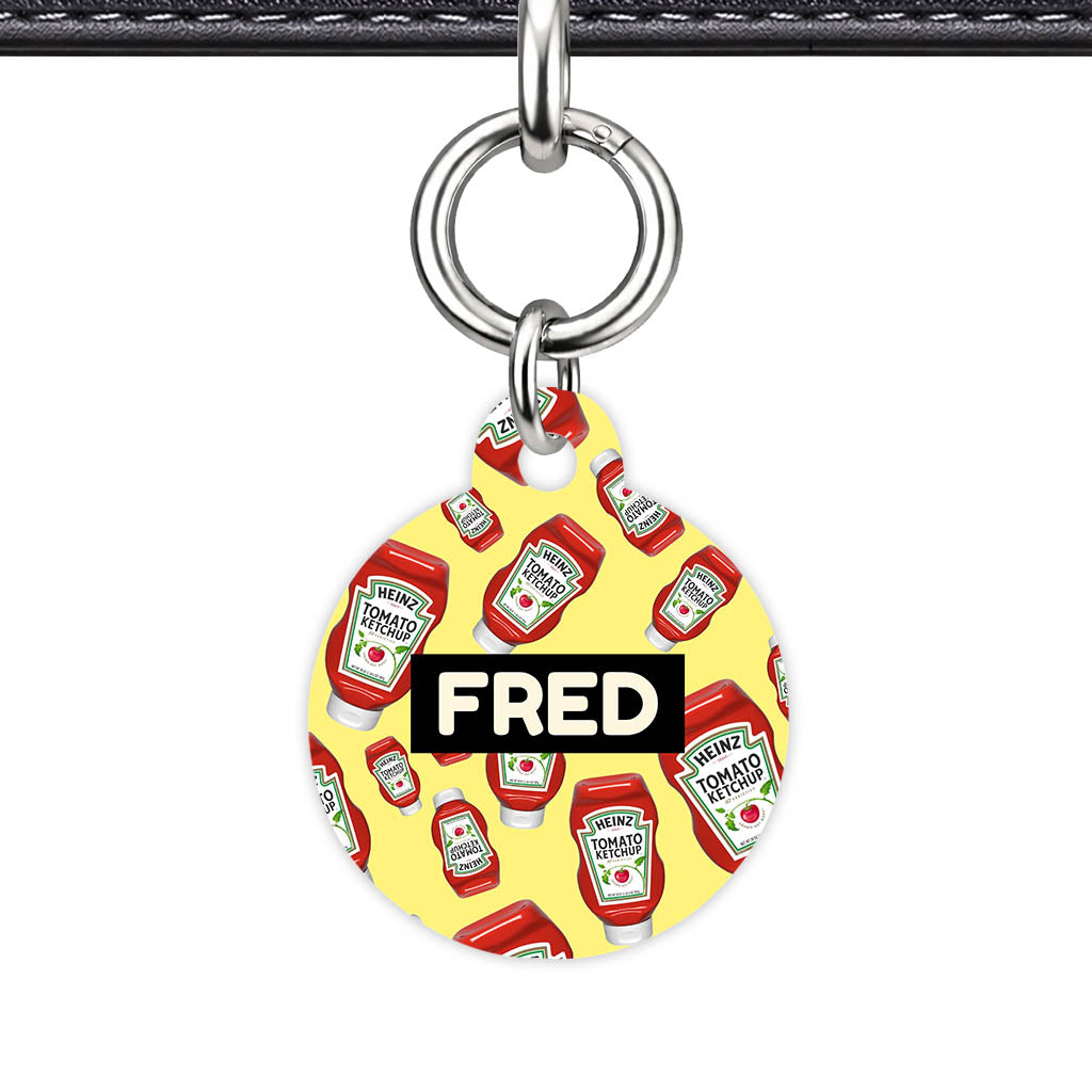 Ketchup Fun QR Smart Pet Id Tag (Dog Tag & Cat Tag)