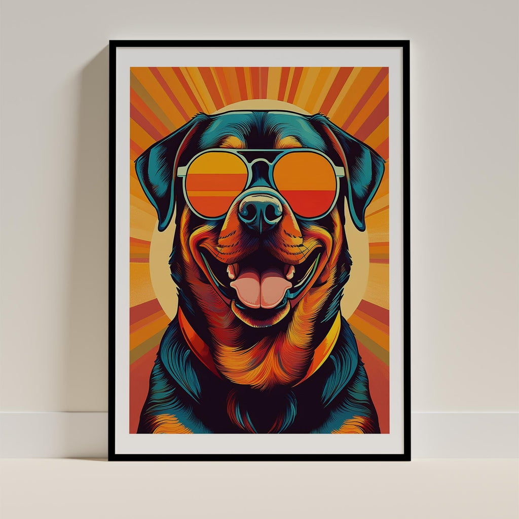 Rottweiler In Colourful Sunnies 2 image 11