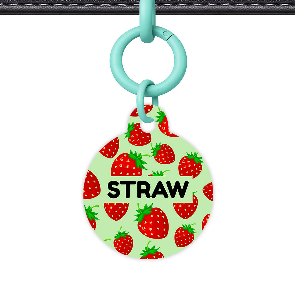 Strawberry Pop QR Smart Pet Id Tag (Dog Tag & Cat Tag)