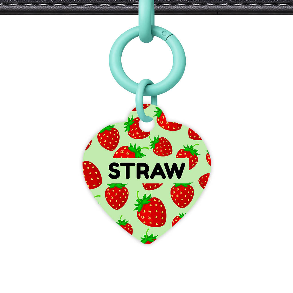 Strawberry Pop QR Smart Pet Id Tag (Dog Tag & Cat Tag)