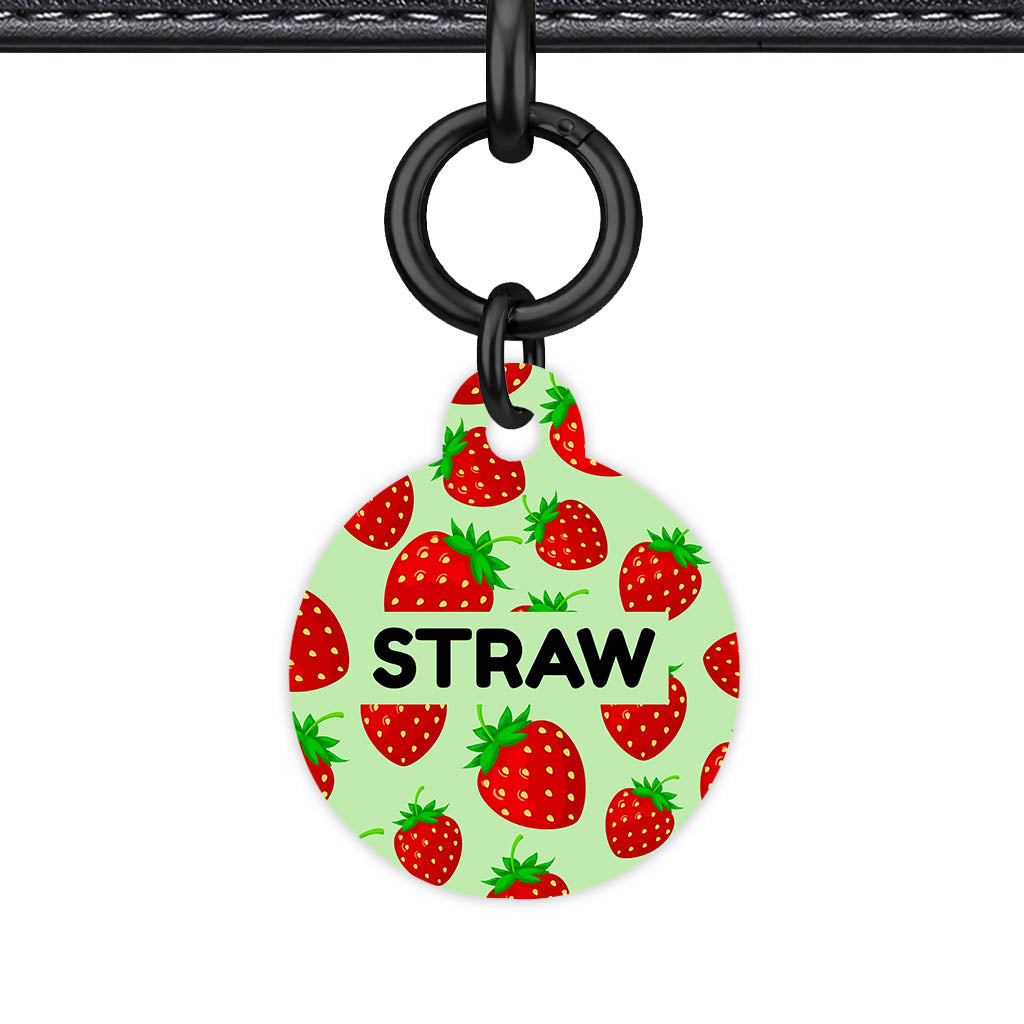Strawberry Pop QR Smart Pet Id Tag (Dog Tag & Cat Tag)