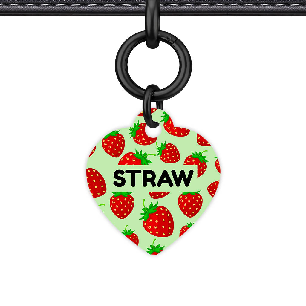 Strawberry Pop QR Smart Pet Id Tag (Dog Tag & Cat Tag)