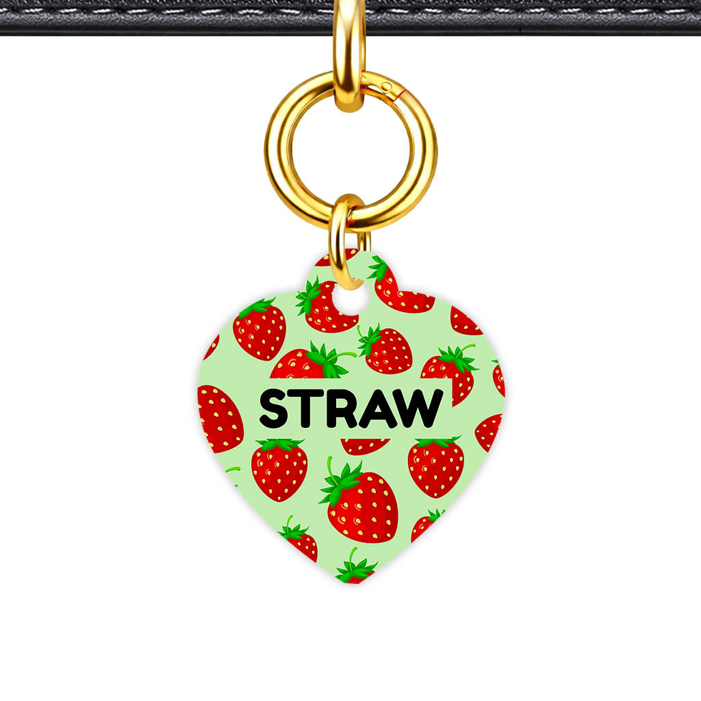 Strawberry Pop QR Smart Pet Id Tag (Dog Tag & Cat Tag)