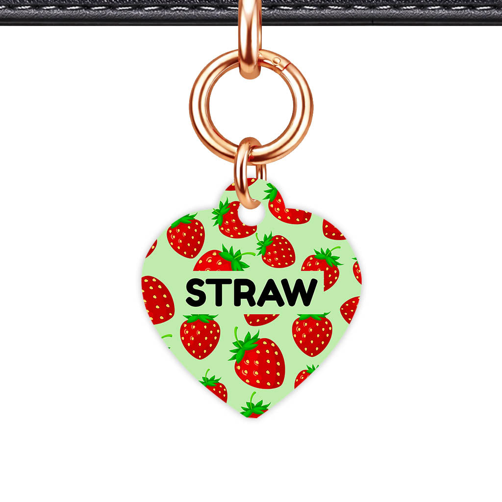 Strawberry Pop Classic Pet Id - detail view
