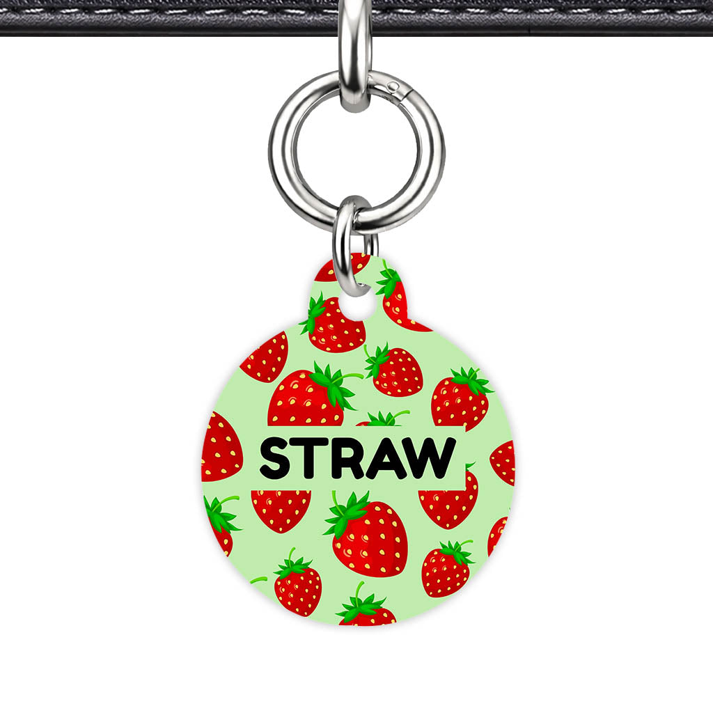 Strawberry Pop QR Smart Pet Id Tag (Dog Tag & Cat Tag)