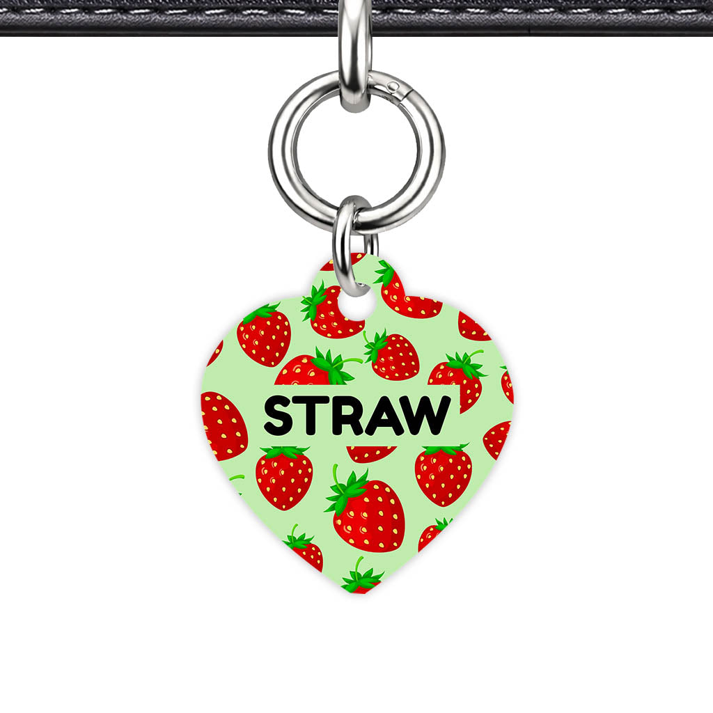Strawberry Pop QR Smart Pet Id Tag (Dog Tag & Cat Tag)
